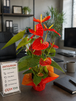  Antalya Çiçekçi - Anthurium (Antoryum),